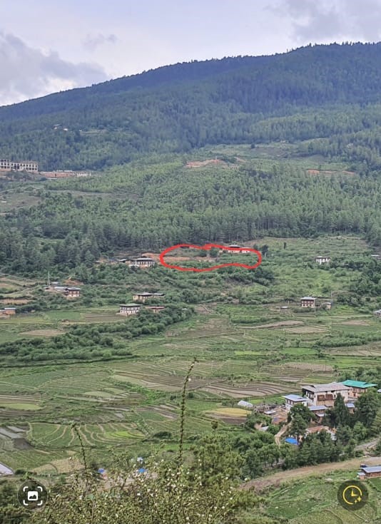 Land for Sale in Lungnyi ལུང་གཉིས་ Paro 2 plots @ Nu.3.30 Lakhs/Decimal